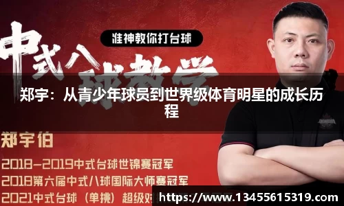 郑宇：从青少年球员到世界级体育明星的成长历程